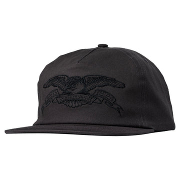 Anti Hero Basic Eagle Snapback Black/Black
