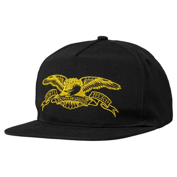 Anti Hero - Basic Eagle Snapback Black/Mustard.