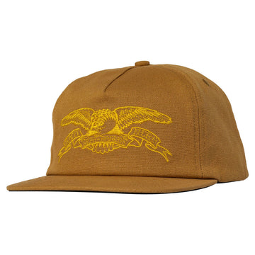 Anti Hero - Basic Eagle Snapback Brown/Gold.