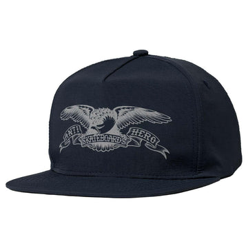 Anti Hero - Basic Eagle Snapback Navy/Grey.