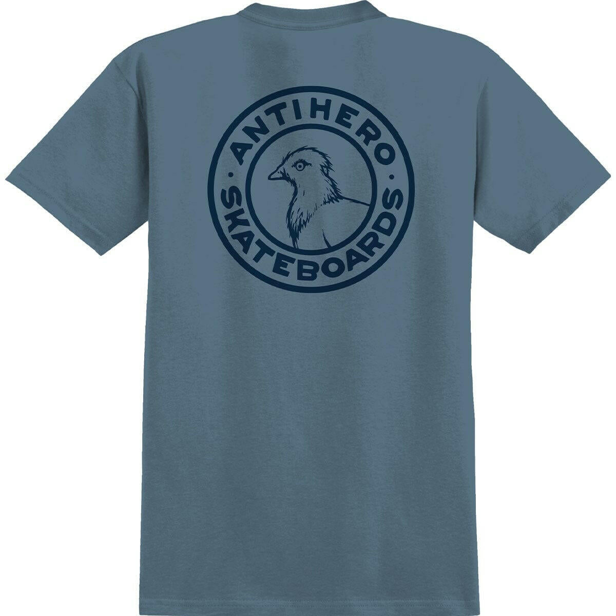 Anti Hero - Basic Pigeon Round DBL Tee Indigo Blue.