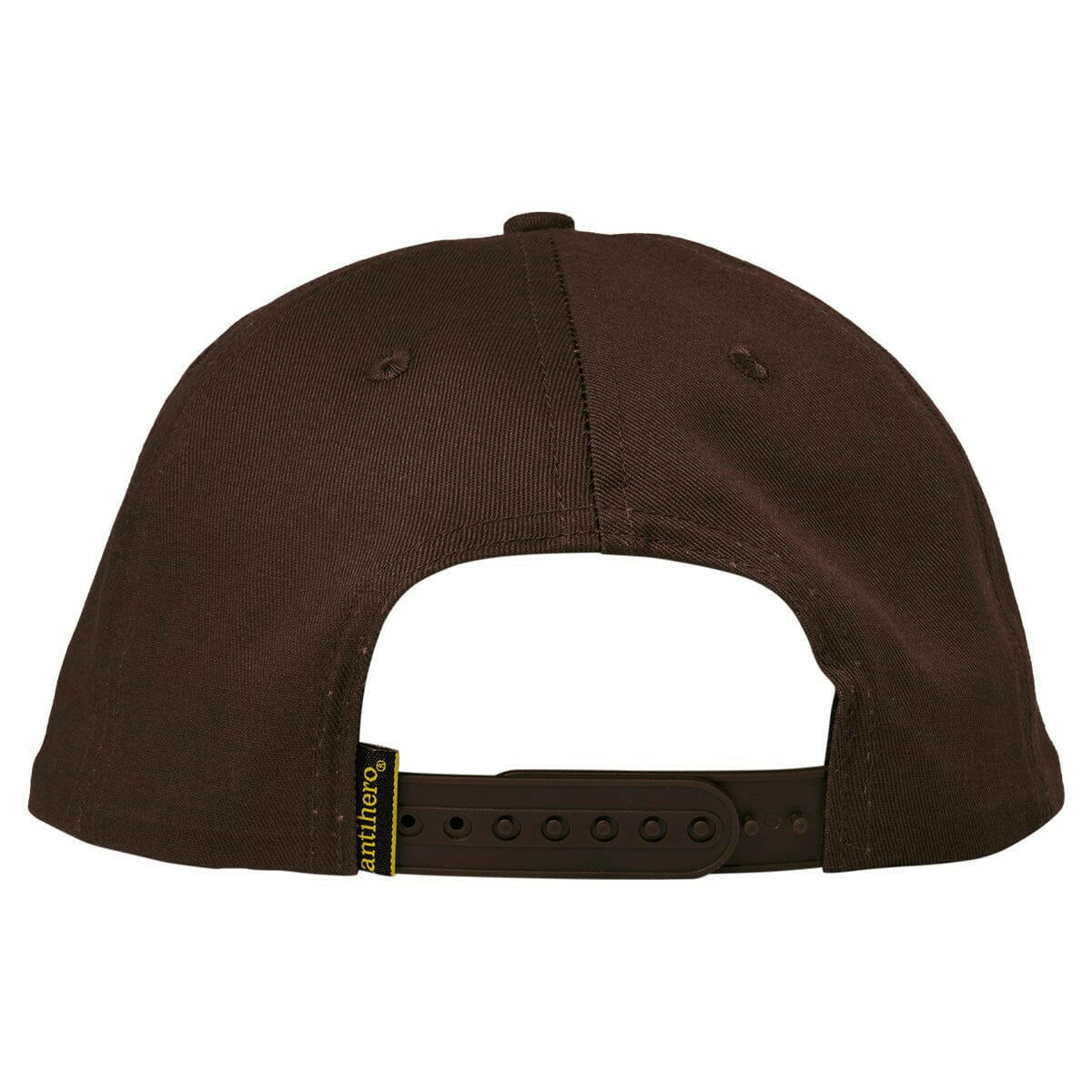 Anti Hero - Basic Pigeon Round Snapback Dark Brown.