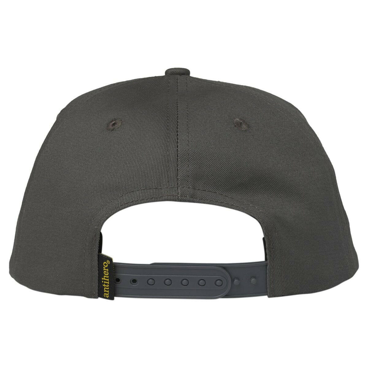 Anti Hero - Basic Pigeon Round Snapback Charcoal.