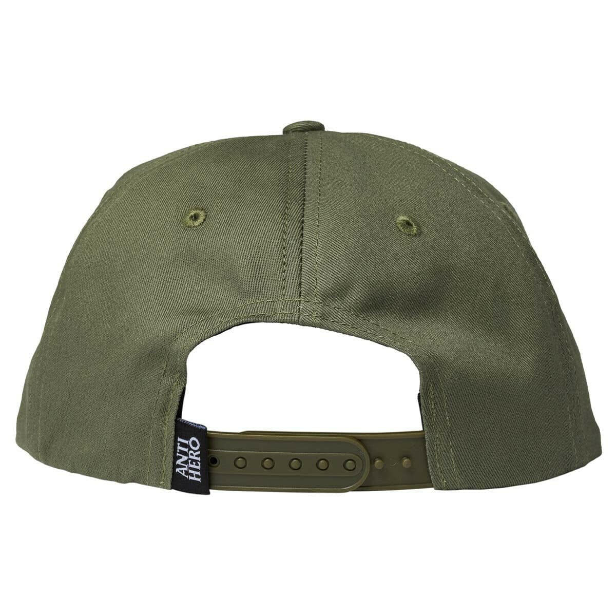 Anti Hero - Basic Pigeon Round Snapback Sage/Yellow.
