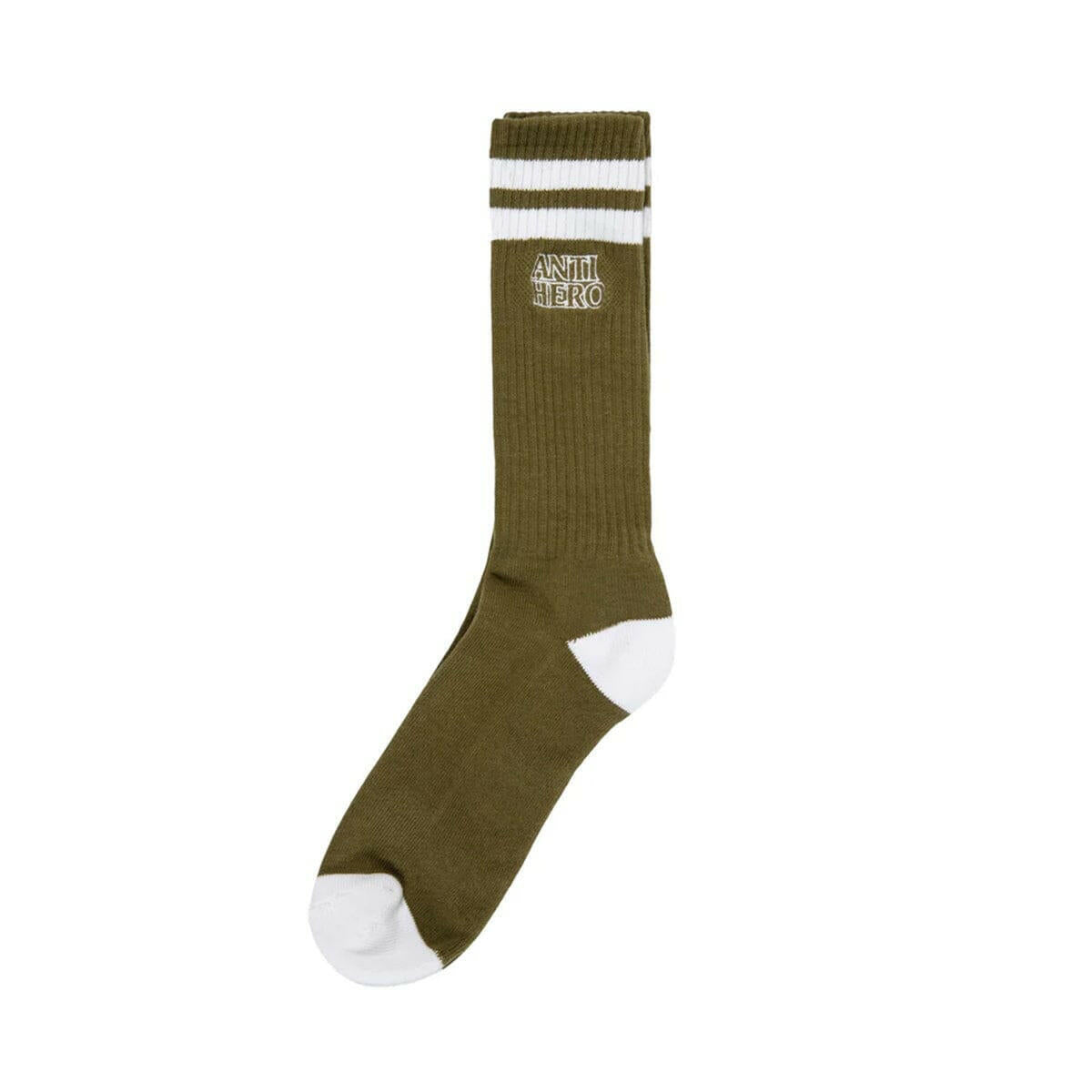 Anti Hero - Blackhero Outline Socks Olive/White.