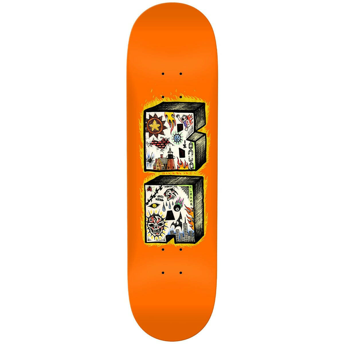 Anti Hero - BA Stacked 8.75 Skateboard Deck.