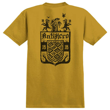 Anti Hero - Coat Of Arms Tee Mustard.