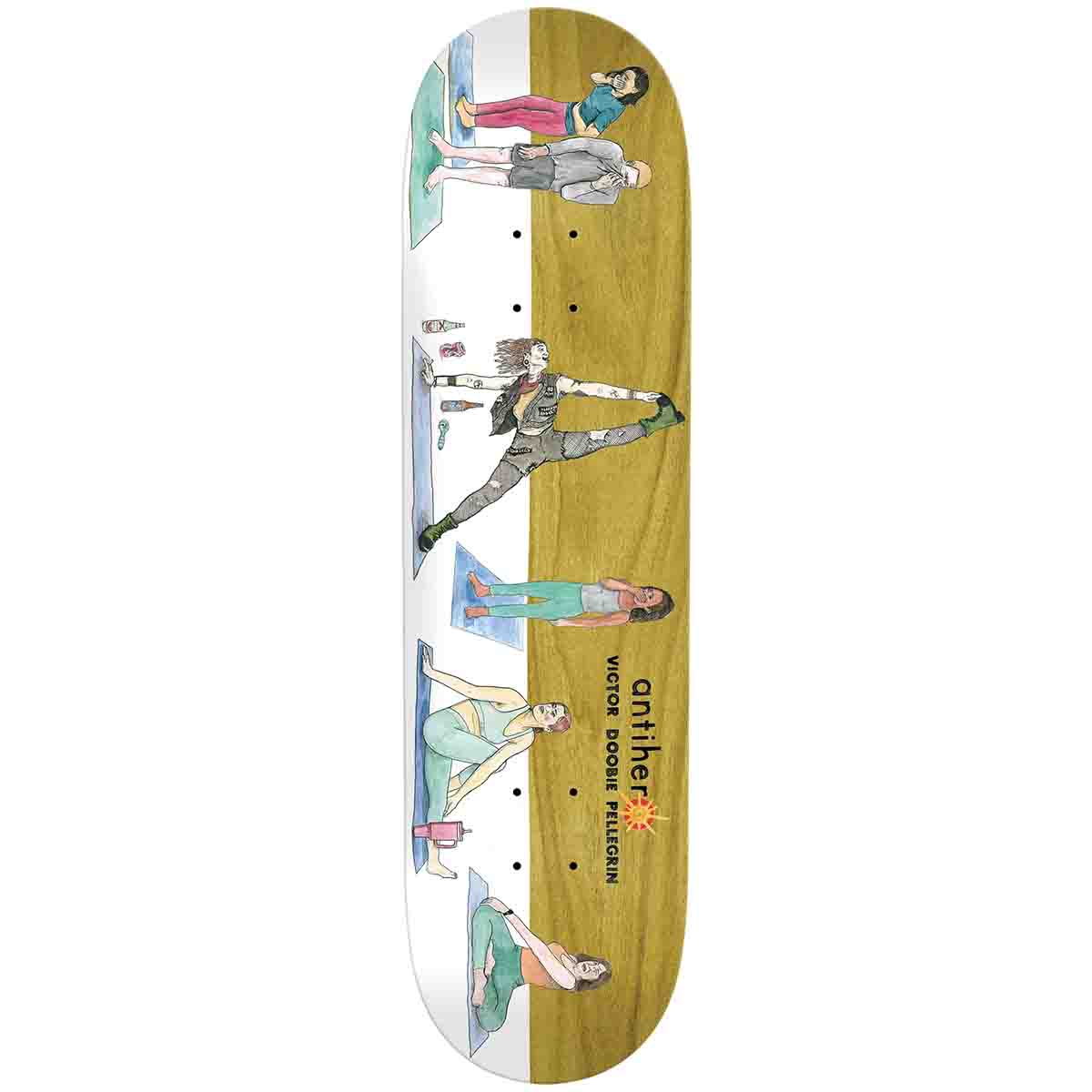 Anti Hero Doobie I Farted In Yoga 8.69 Skateboard Deck