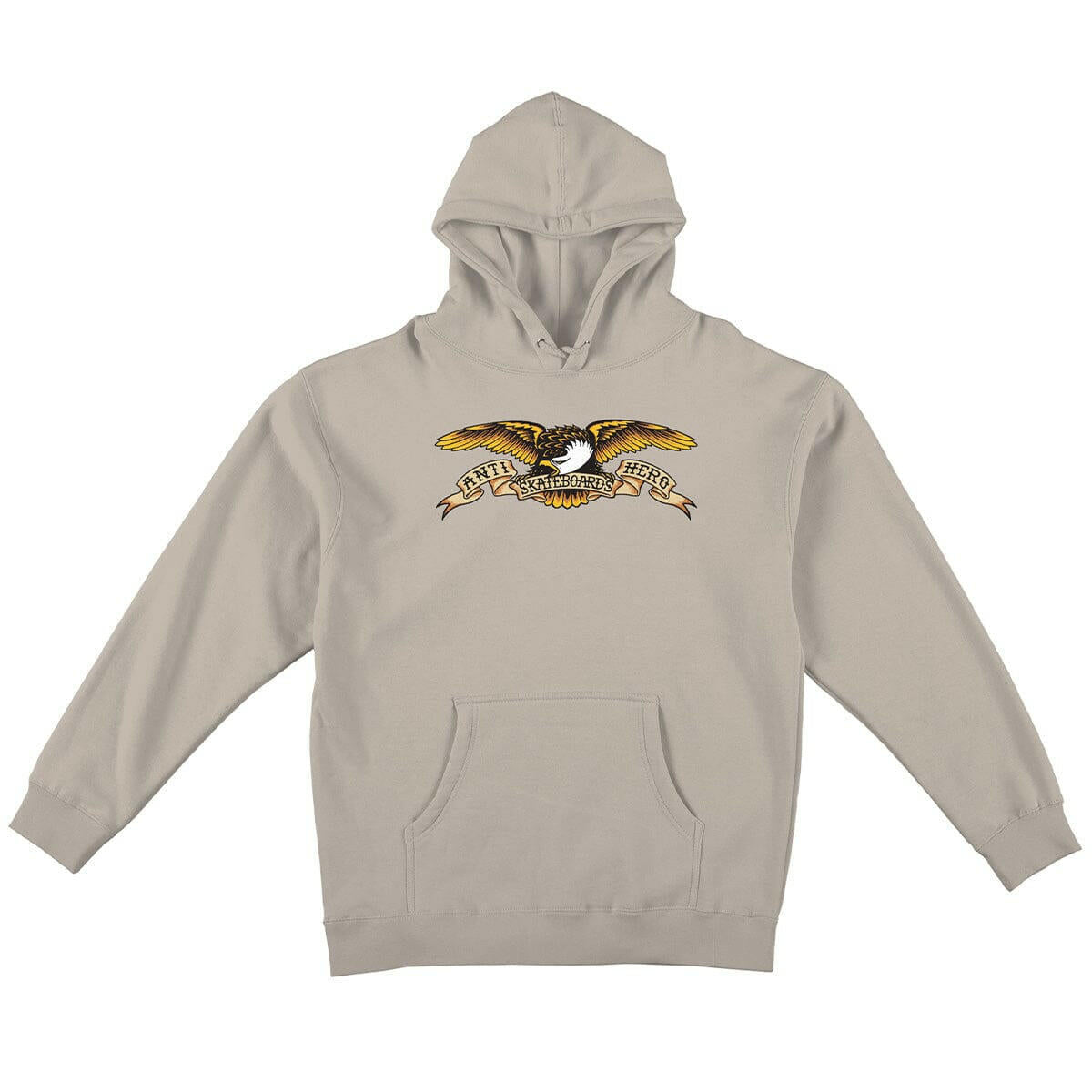 Anti Hero - Eagle Hoodie Bone/Multi.