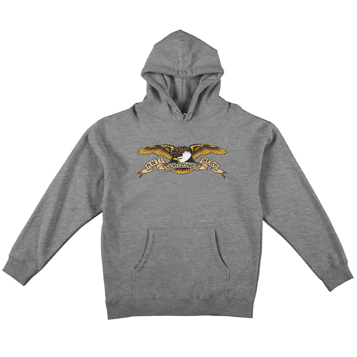 Anti Hero - Eagle Hoodie Gunmetal Heather.