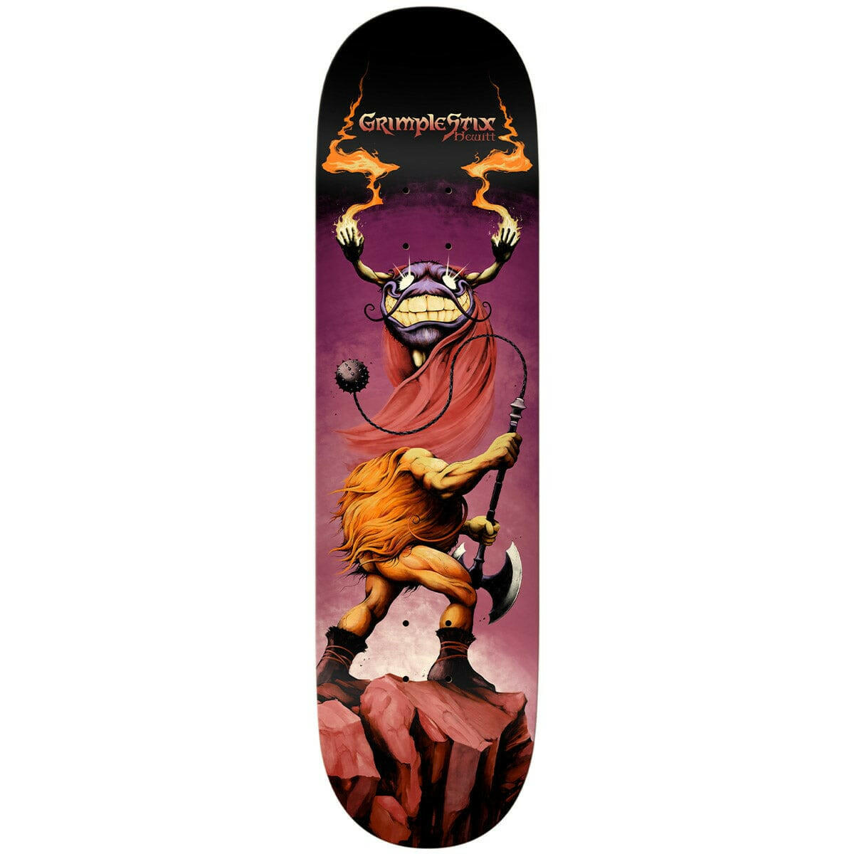 Anti Hero - Peter Hewitt Grimplestix Barbarians 8.5 Skateboard Deck.
