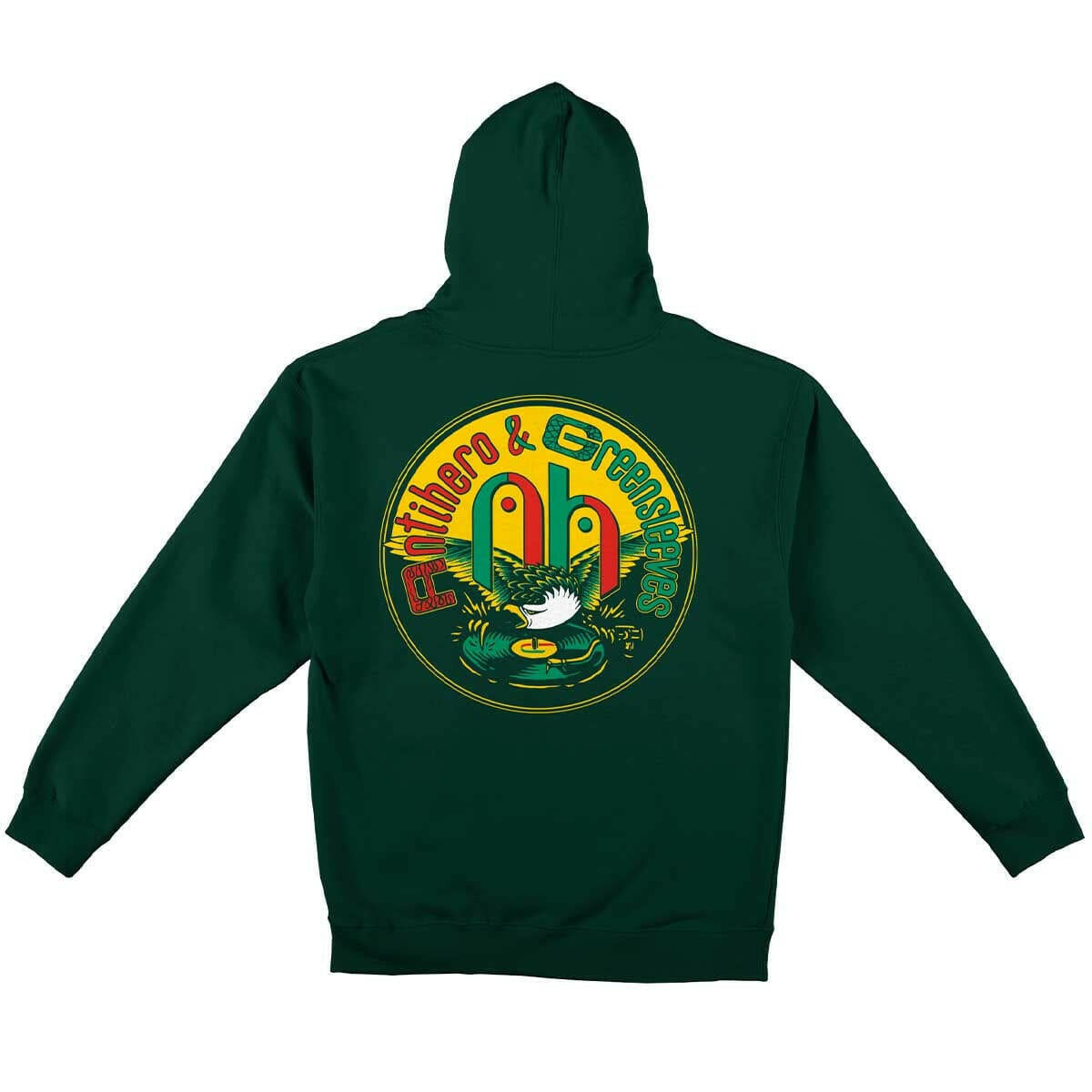 Anti Hero - Greensleeves Hoodie Alpine Green.