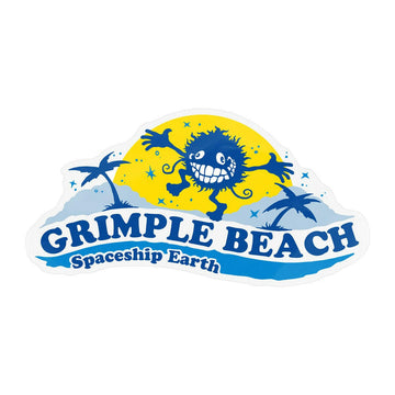 Anti Hero - Grimple Spaceship Earth 5" Sticker.