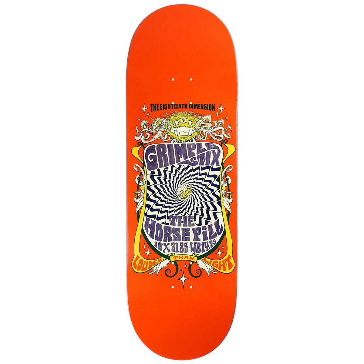 Anti Hero - Grimplestix Litho Horse Pill 10.0 Skateboard Deck.