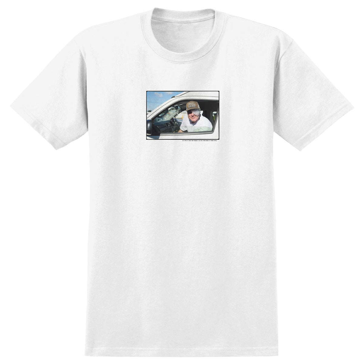 Anti Hero Skateboard Jeff Grosso Tee White
