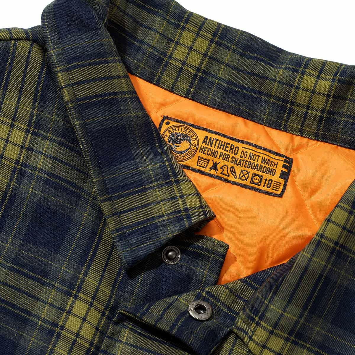 Anti Hero - Hecho Por Skate Shirt Jacket Plaid.
