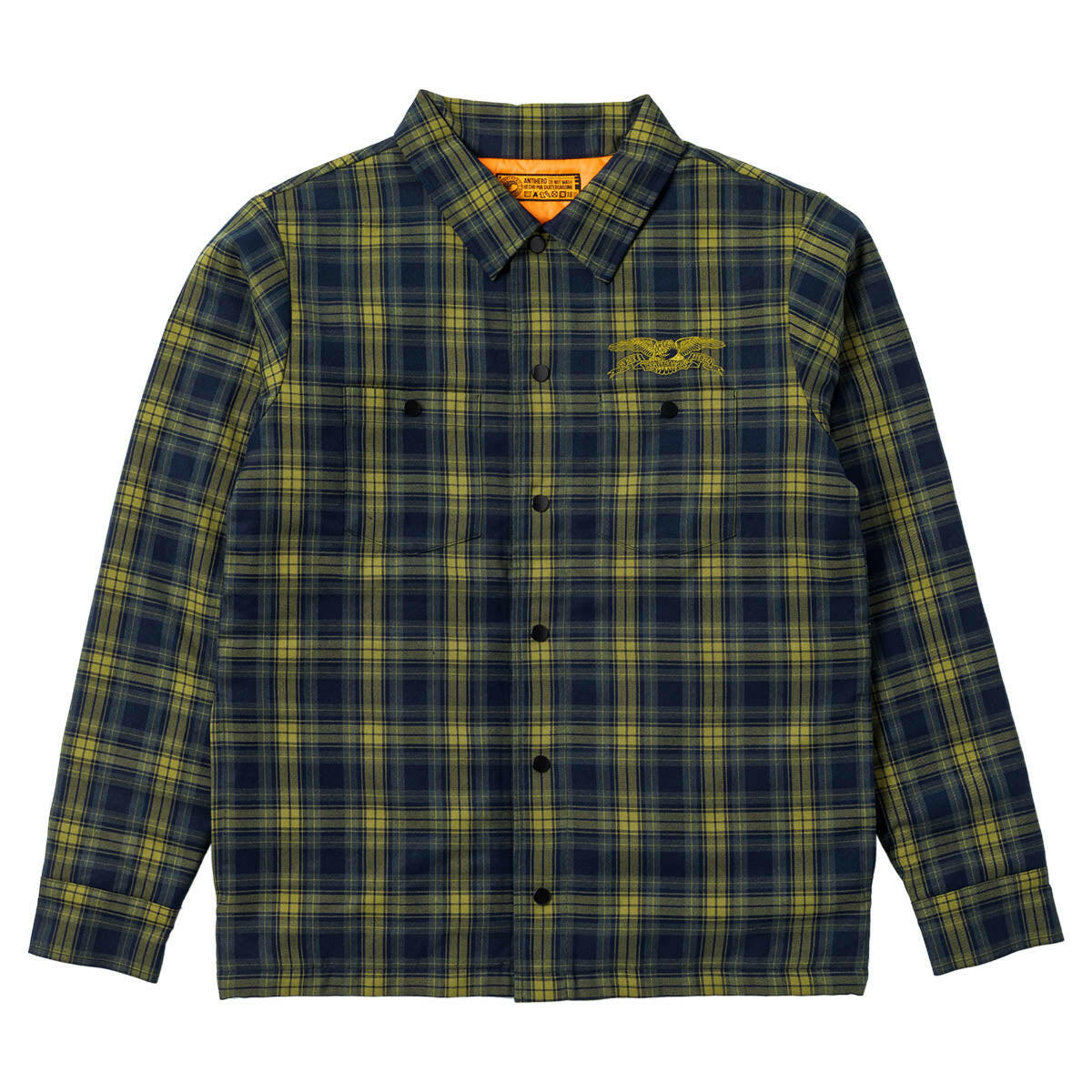 Anti Hero - Hecho Por Skate Shirt Jacket Plaid.