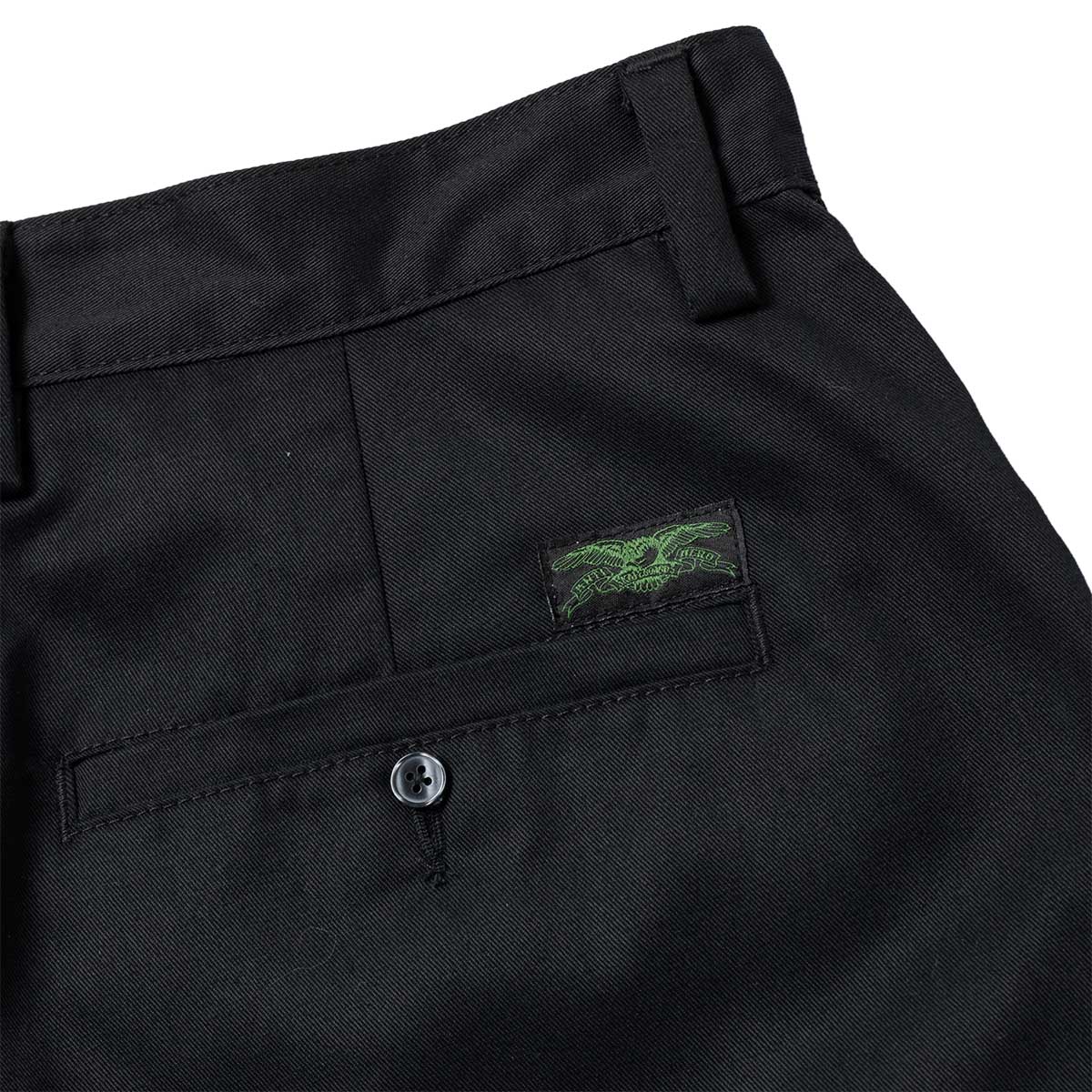 Anti Hero Hecho Por Skate Shorts Black Detail