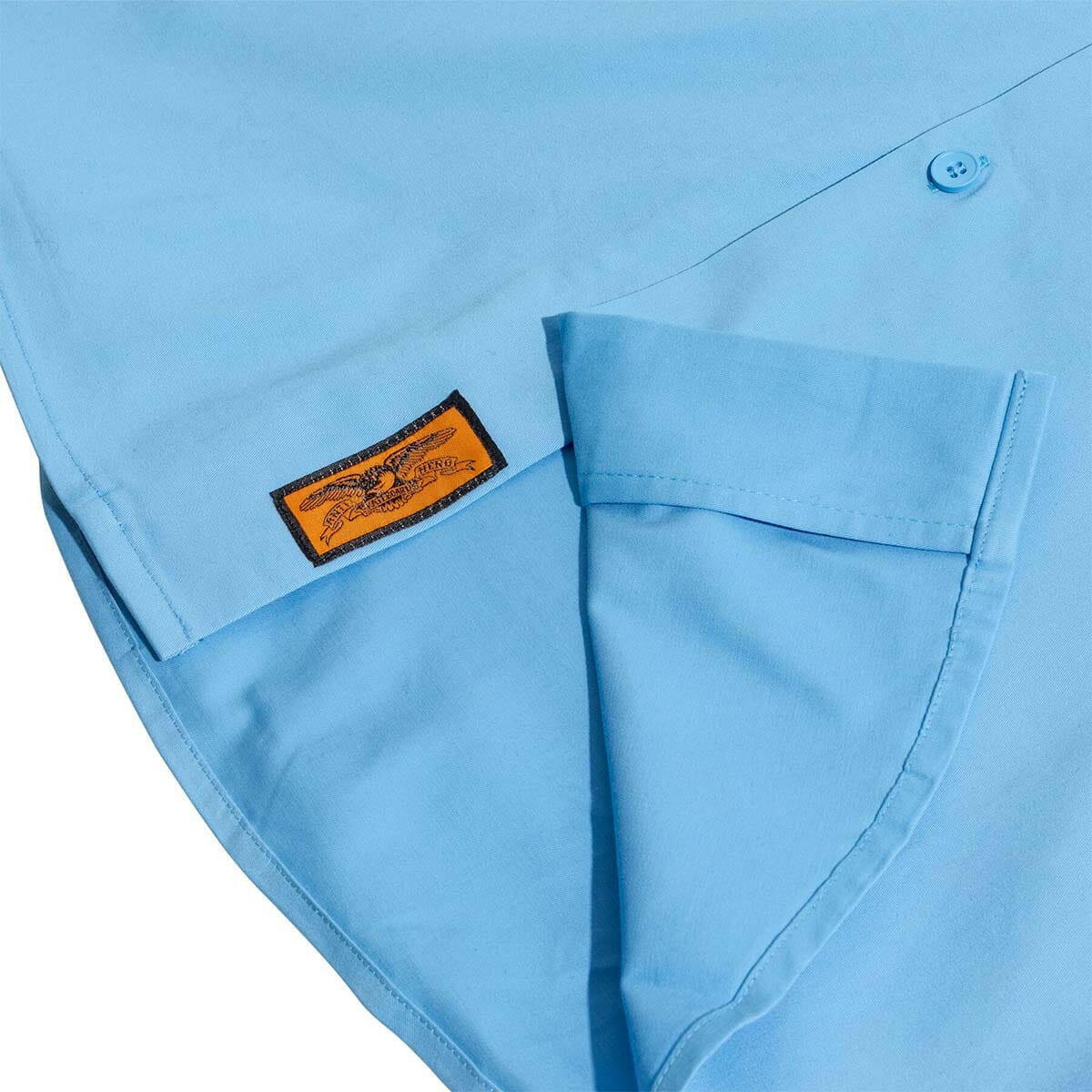Anti Hero - Hecho Por Skate Work Shirt Light Blue.