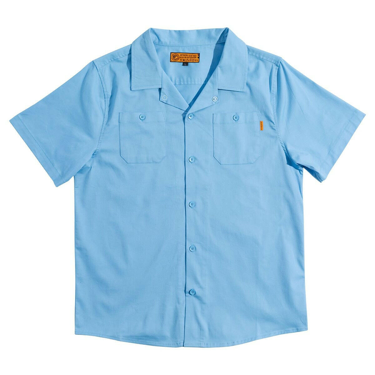 Anti Hero - Hecho Por Skate Work Shirt Light Blue.