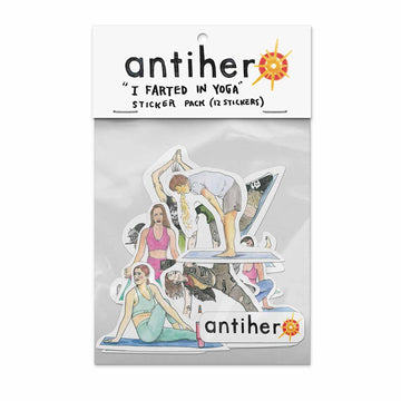Anti Hero I Farted In Yoga Sticker Pack