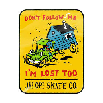 Anti Hero - Jalopi Don't Follow Me 4.5" Sticker.