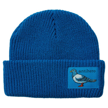 Anti Hero - Lil Pigeon Label Cuff Beanie Blue.