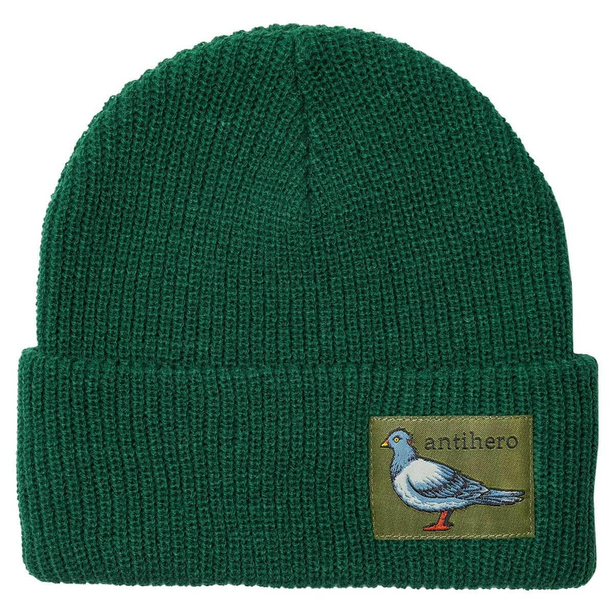 Anti Hero - Lil Pigeon Label Cuff Beanie Dark Green.