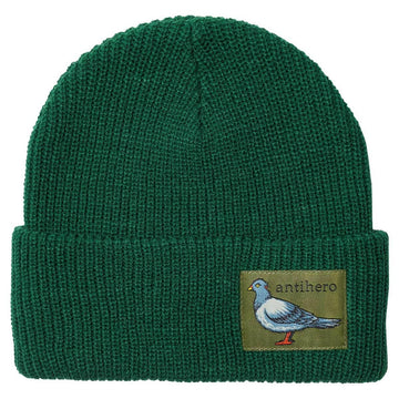 Anti Hero - Lil Pigeon Label Cuff Beanie Dark Green.