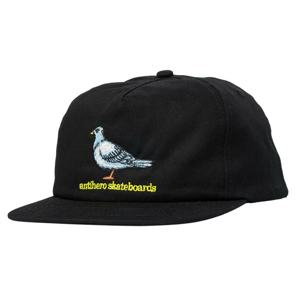 Anti Hero - Lil Pigeon Snapback Black/Yellow.