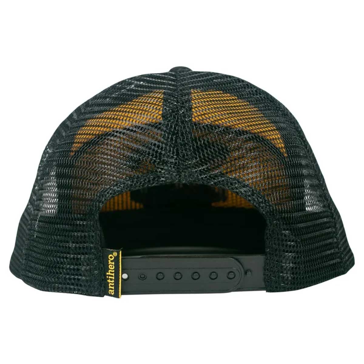 Anti Hero One Eight Hauling Trucker Black/Yellow Back