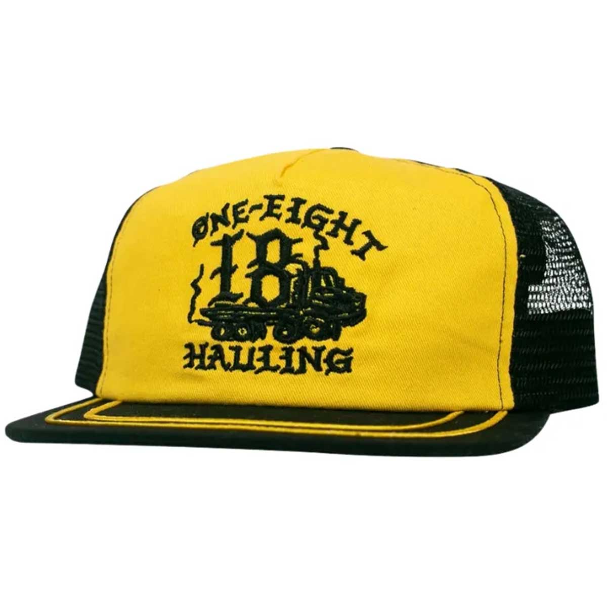 Anti Hero One Eight Hauling Trucker Black/Yellow Front