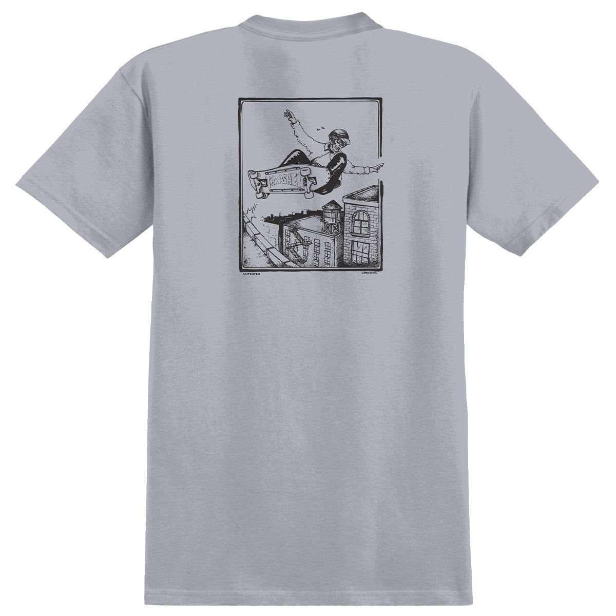 Anti Hero Phelps Lance DBL Tee Asphalt Back
