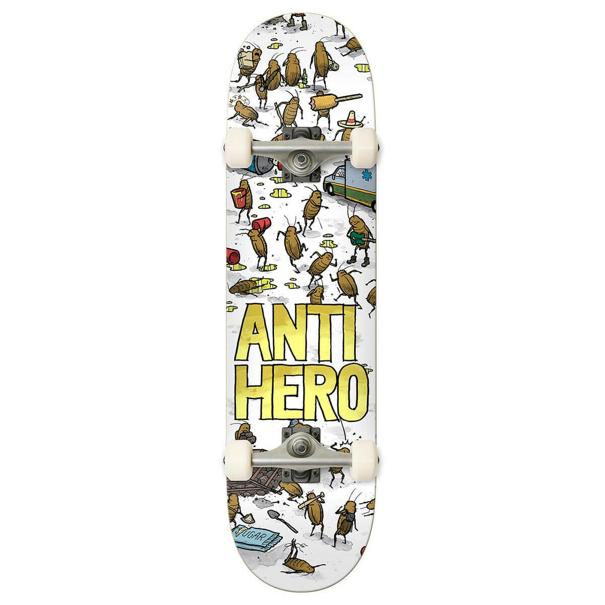 Anti Hero - Roached Out 8.0 Complete Skateboard.