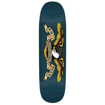 Anti Hero - Shaped Eagle Blue Meanie 8.75 Skateboard Deck.