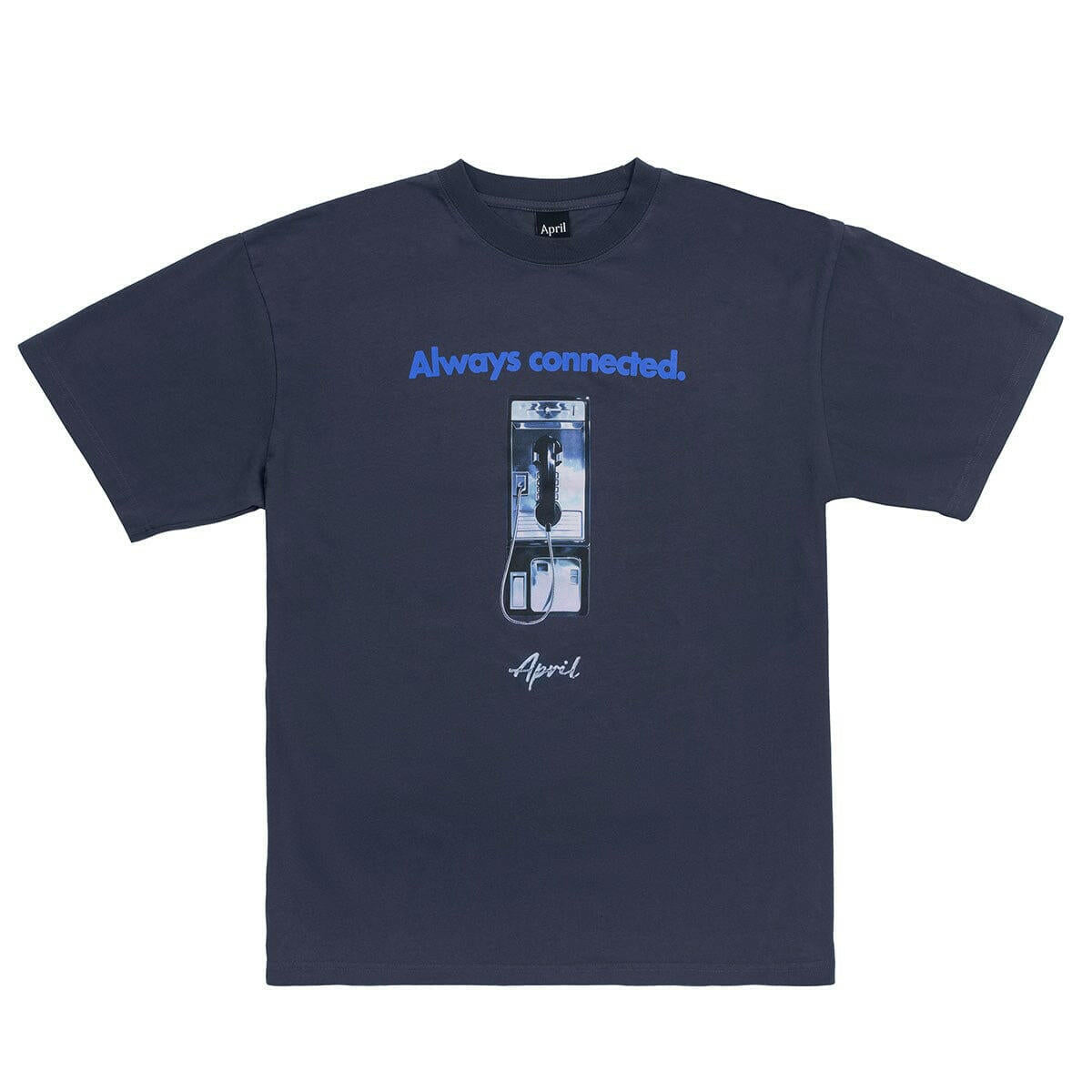 April - Always Connected Tee Navy.