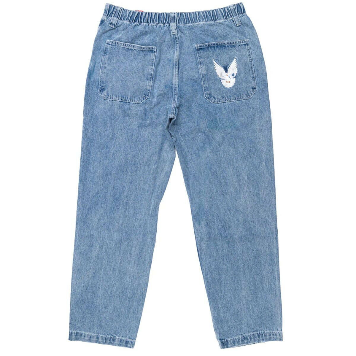 April - Blue Dove Jeans Light Blue Wash.