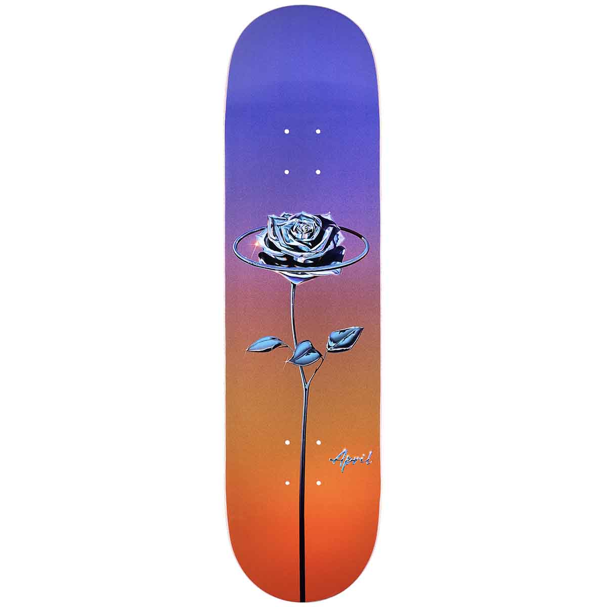 April Chrome Rose Colour Skateboard Deck