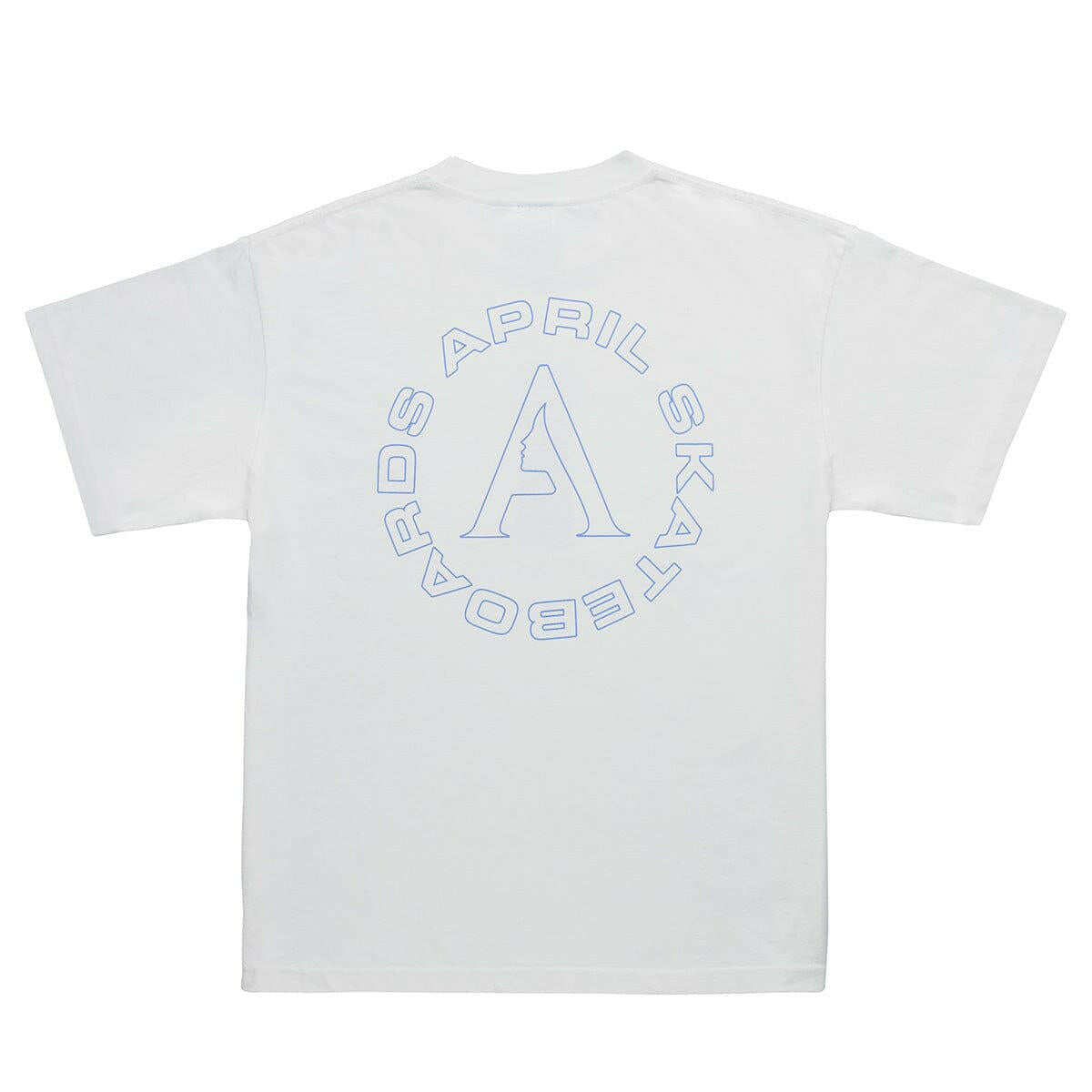 April - Full Circle Tee White.
