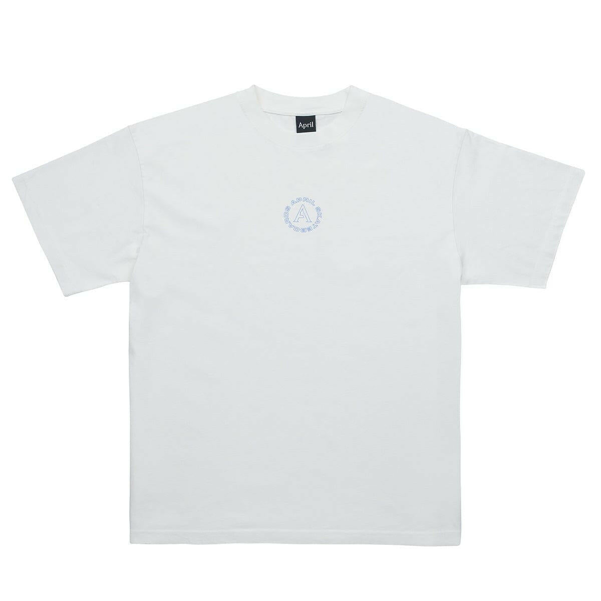 April - Full Circle Tee White.