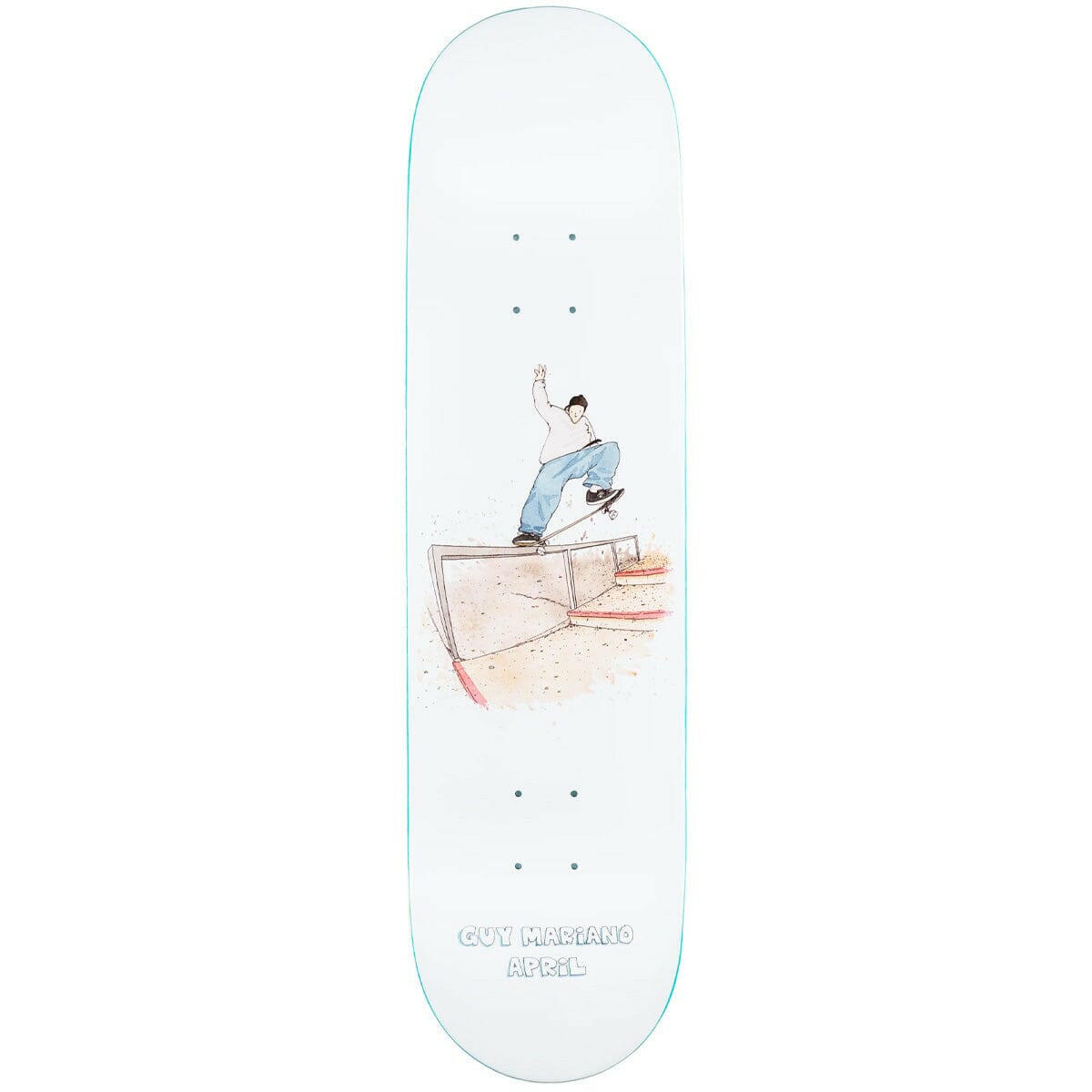 April - Guy Mariano Chinatown 8.5 Skateboard Deck.
