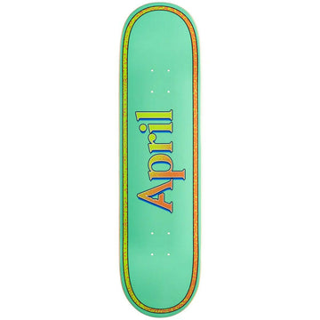 April - OG Logo Retro 8.0 Skateboard Deck.
