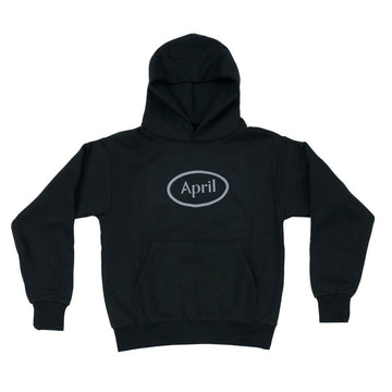 April - OG Puff Print Hoodie Black.