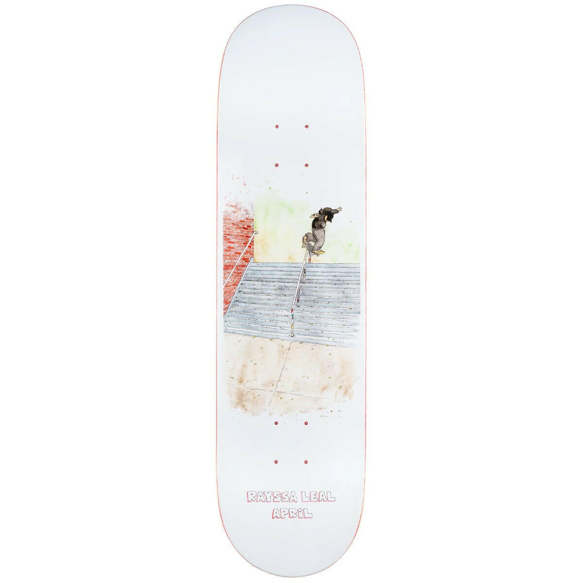 April - Rayssa Leal Hollywood High 8.0 Skateboard Deck.