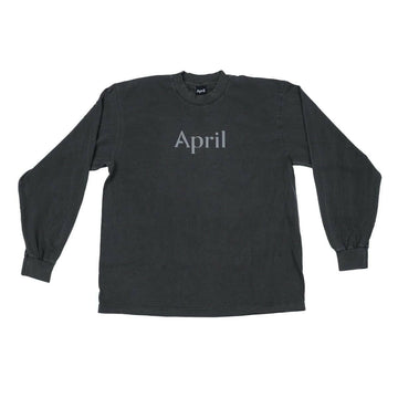 April - Reflective Longsleeve Tee Vintage Black.