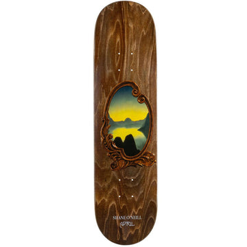 April - Shane O'Neill A Frame 8.5 Skateboard Deck.