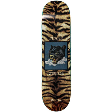 April - Shane O'Neill Leopard 8.0 Skateboard Deck.