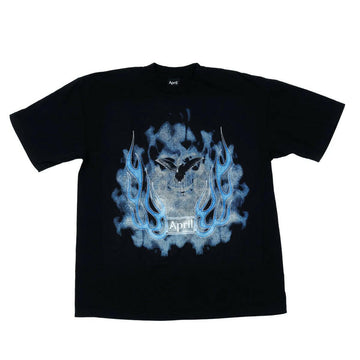 April - Vintage Skull Tee Black.