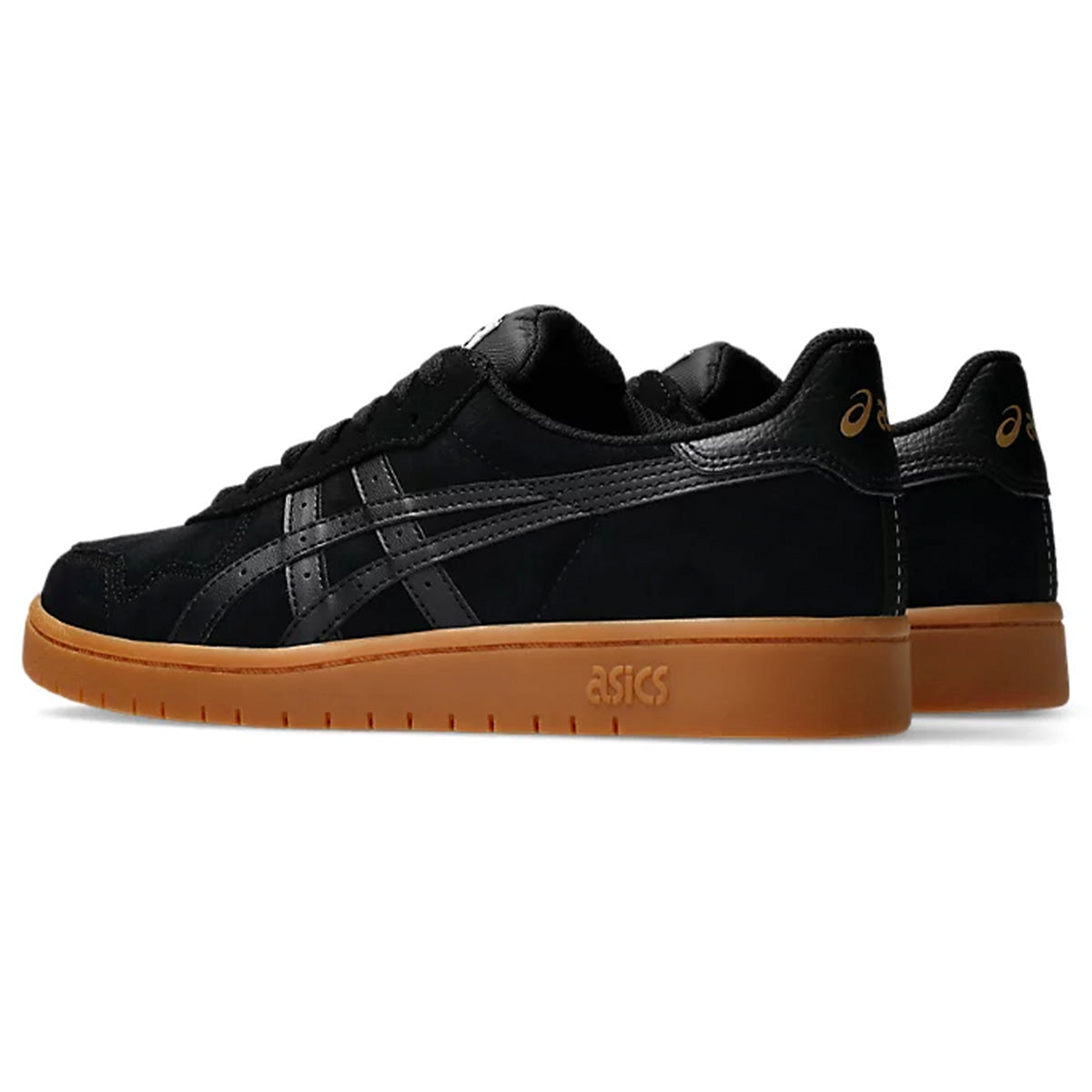 asics japan pro shoes black tan presidio