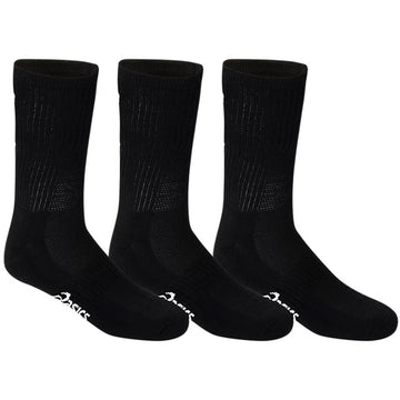 Asics Pace Crew Socks 3 Pack Black